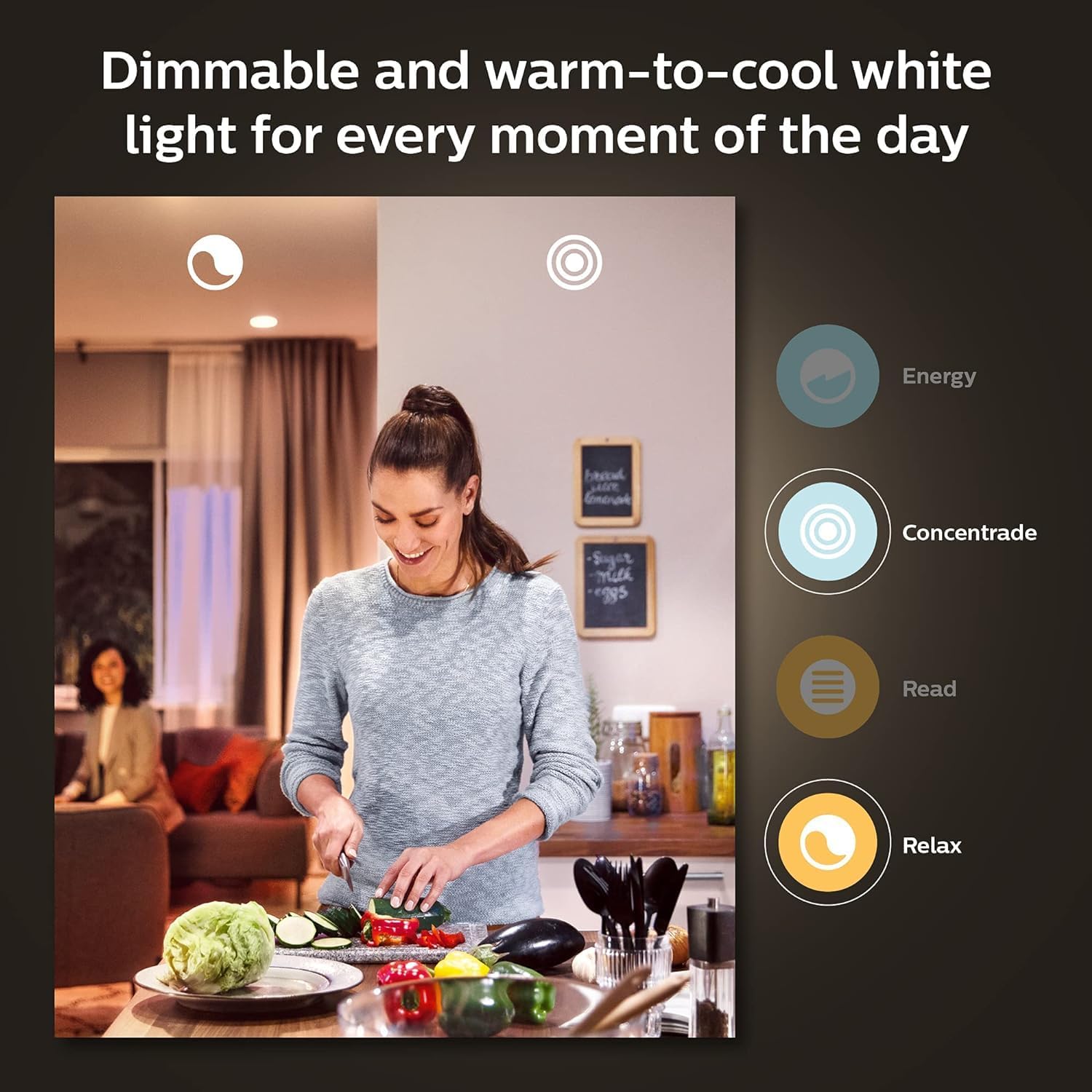 Philips Hue White & Color Ambiance 3-Pack (Matter‑Enabled, Latest Generation)
